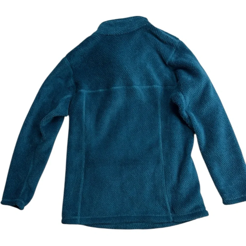 Patagonia Girls Re-Tool Snap-T Pullover Sweater Crater Blue Pink SZ XL NEW NWT